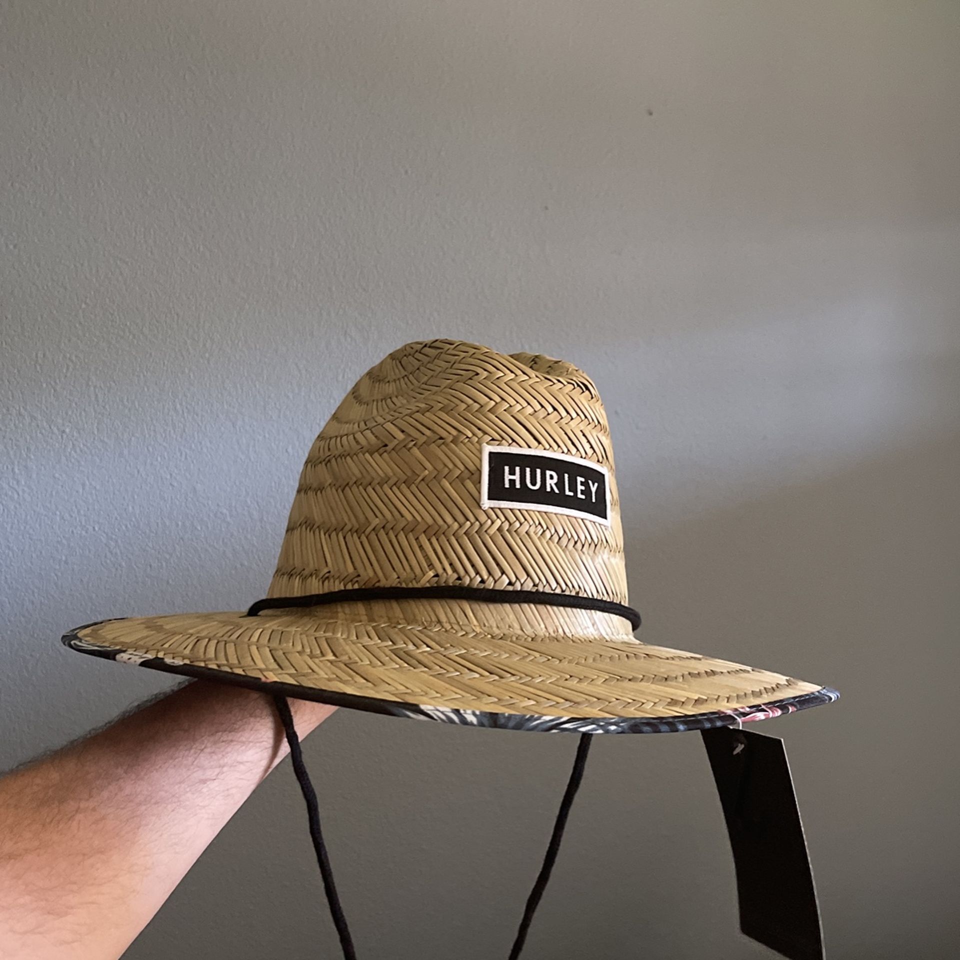 Hurley Straw Hat Beach Lifeguard Cap Men Teen Summer Billabong Quicksilver Rip Curl Pelagic Gear O’Neill NEW