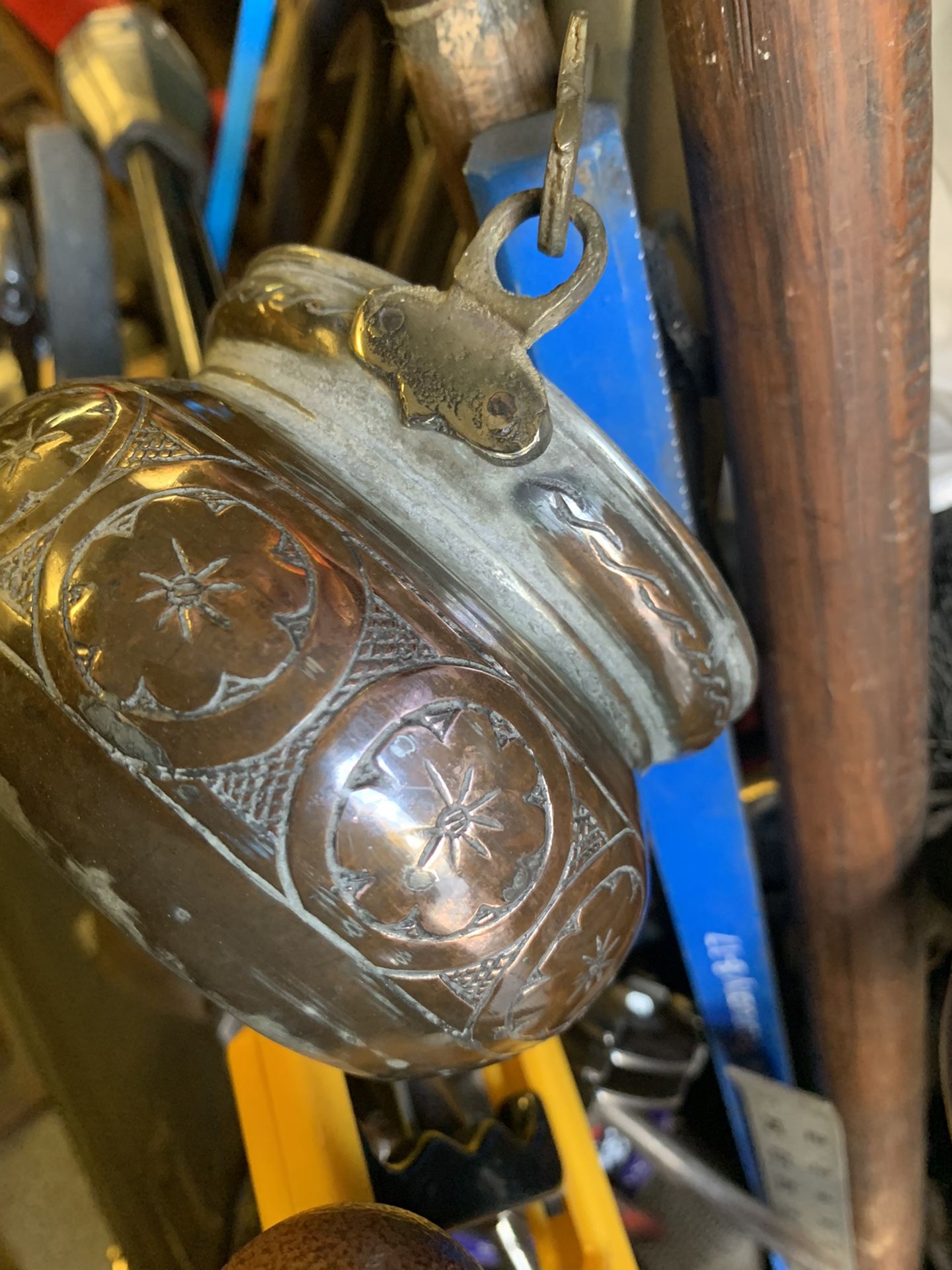 Decorated Hanging Bowl