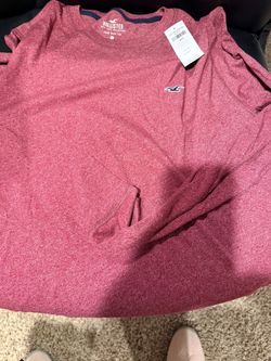Mens Size Large Hollister Long Sleeve Shirt Brand New With Tags