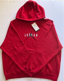 Jordan Brooklyn Oversized Stretch Pullover Hoodie Size Extra Large Red *Brand New*