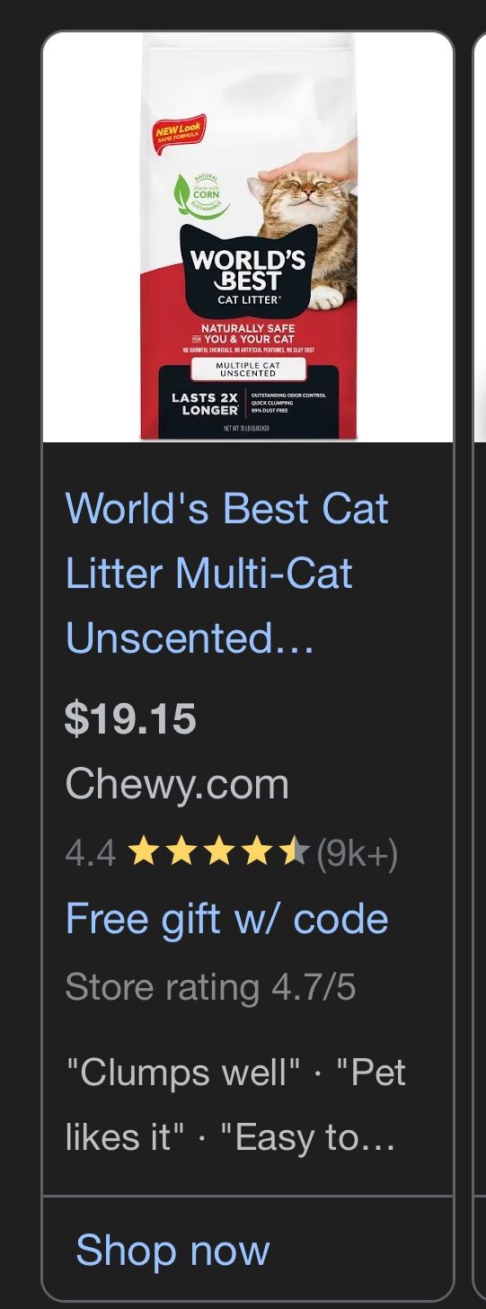 World’s Best Cat Litter