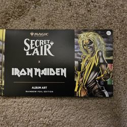 MTG Secret Lair X Iron Maiden: Album Art Rainbow Foil