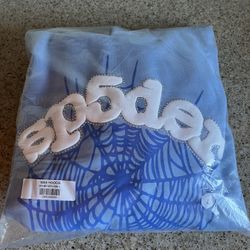 Spider Hoodie Sky Blue