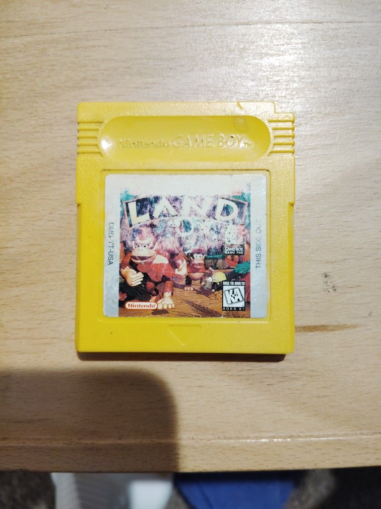 Donkey Kong Land Nintendo Game Boy Authentic Cartridge Only