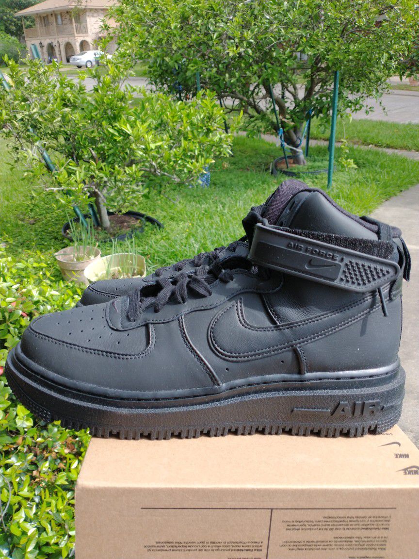 Nike Air Force 1 Boot Men Size 10 Black
