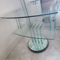 Glass t v stand