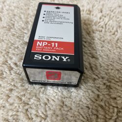 Sony NP-11 Rechargeable Battery Pack For Sony BetaMax BMC-220 Camcorder