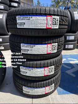 205/55/16 Falken All Season Set of Tires Installed and Balanced Set de Llantas Nuevas Instaladas y Balanceadas