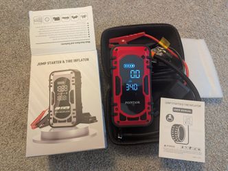 1000A Jump Starter + Air Compressor