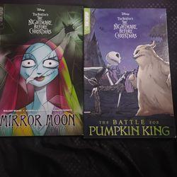 2/5 NIGHTMARE BEFORE CHRISTMAS comics, perfect condition