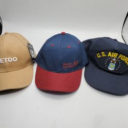 Lot Of 3 Baseball Caps