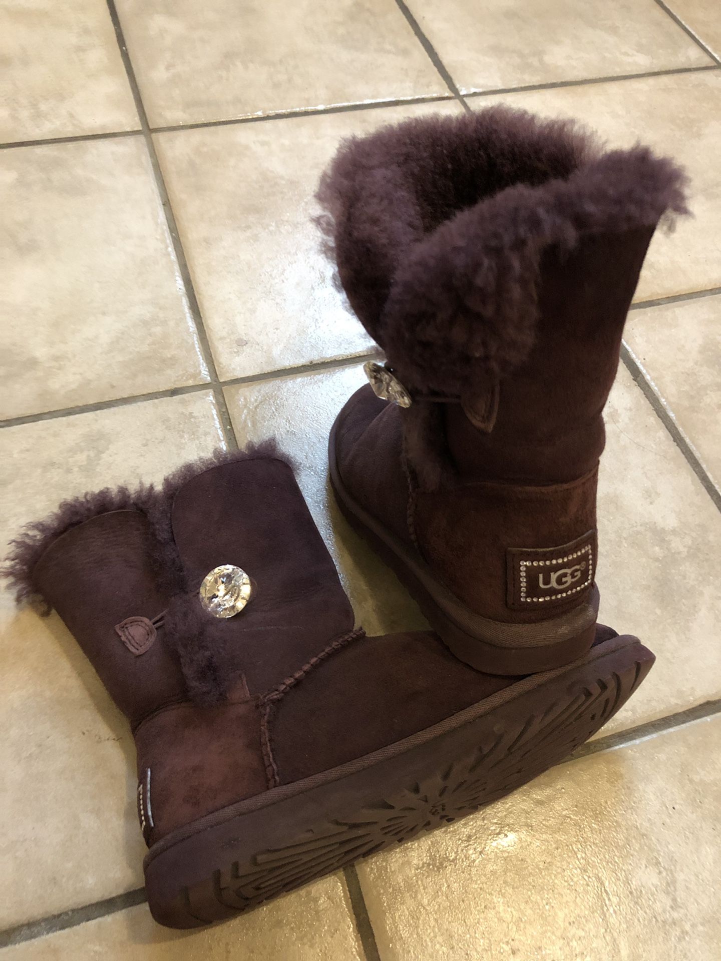 UGG Bailey Button Bling Boots