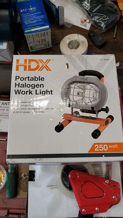 HDX 250-Watt Portable Halogen Work Light