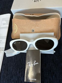 Raybands Off-white Glasses