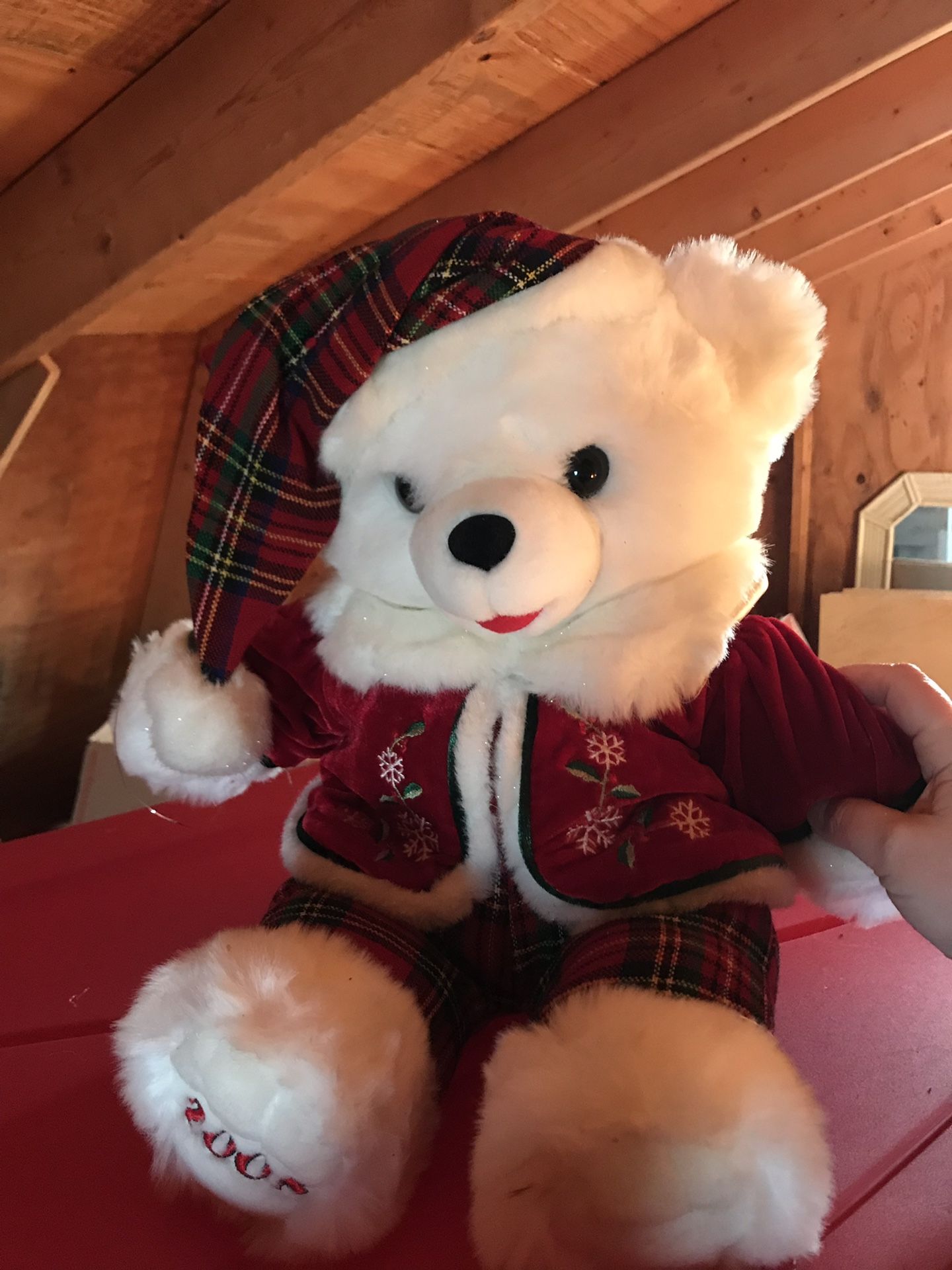 Christmas teddy bear