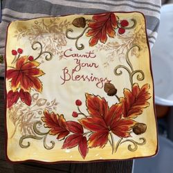 Holiday Ceramic Tray