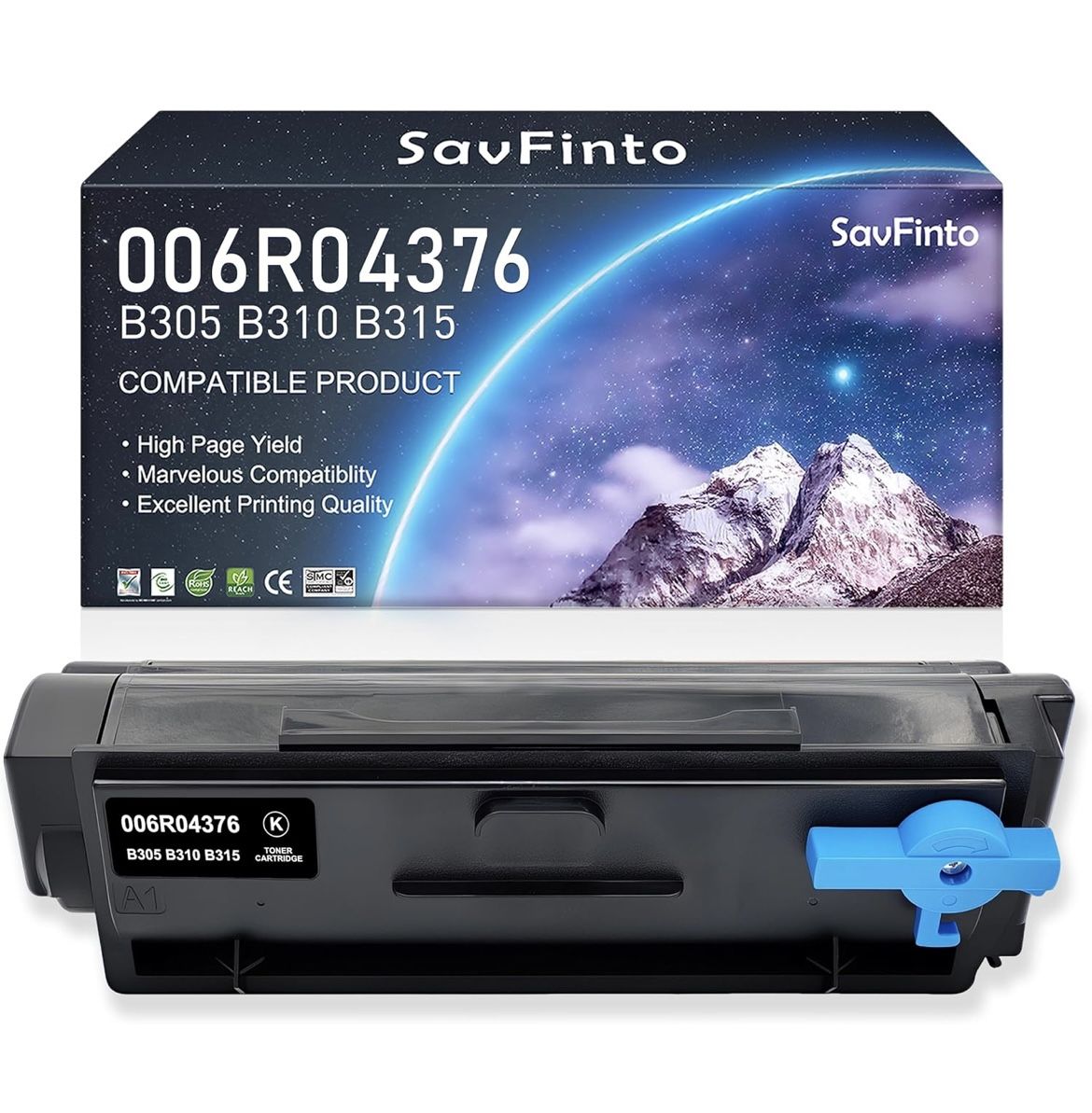 B310 Black Toner Cartridge Replacement for Xerox 006R04376 Compatible for Xerox B305 B310 B315 Printer (3500 Pages, 1 Black)