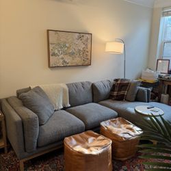 Castlery Gray Sectional Couch