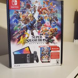 Nintendo switch OLED+Smash Bros Ultimate+Animal Crossing