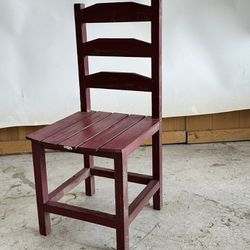 Red Child’s Chair