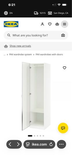 Mirrored armoire