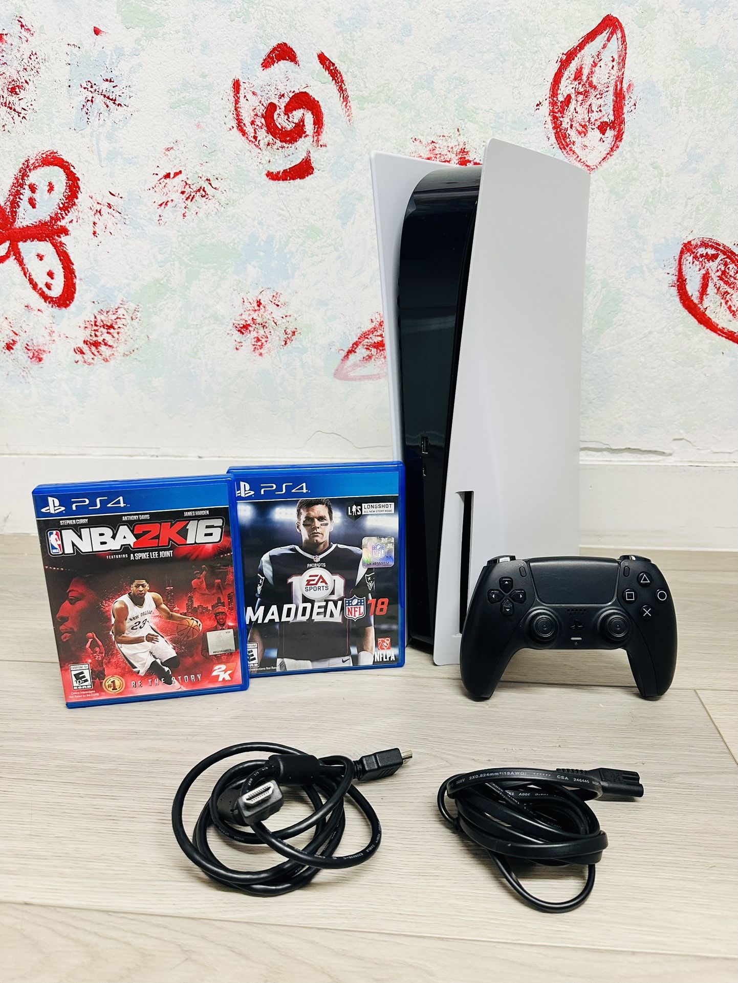 Sony PlayStation 5 - 825GB , Bonus 2 Games ( Used Very New )