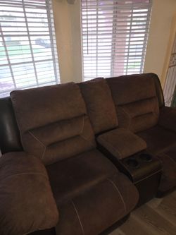 3 pc Ashley's Recliner couch set