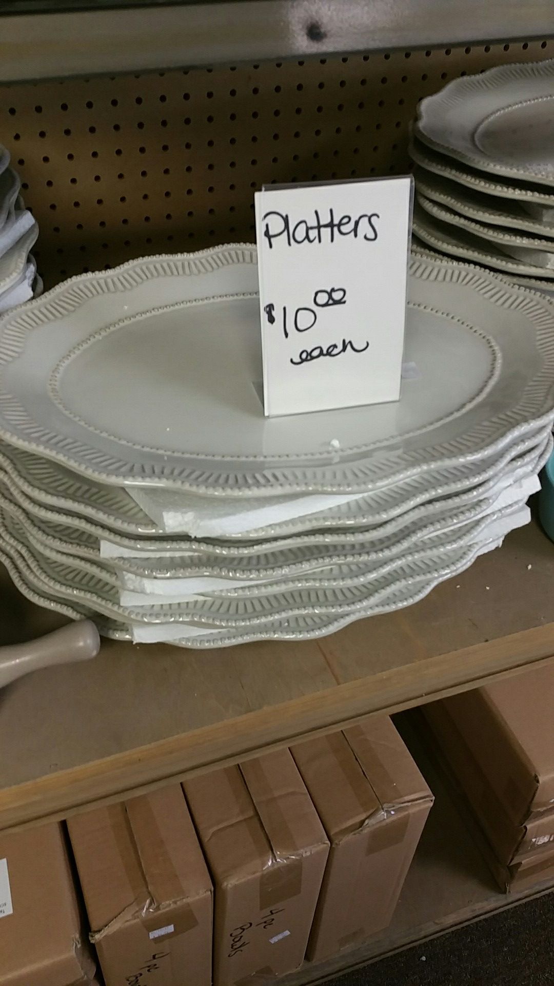 Serving platter brand new hearth and hand 10ea