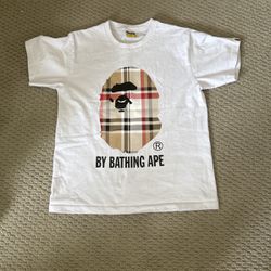 A Bathing Ape x Burberry BAPE T-Shirt 100% Authentic