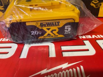 DEWALT XR 20v BATTERY 5.0  new out the box never used