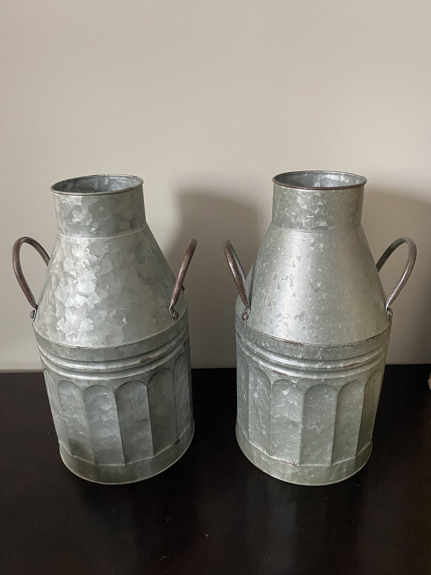 Two New Metal Decor Cans
