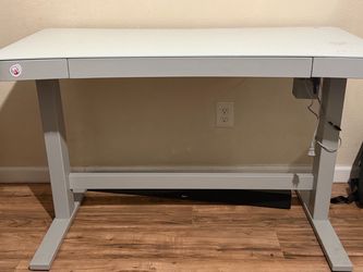 Glass desk