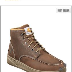 Carhartt 4inch Lightweight Wedge Moc Toe Chukka. Size 9.5M Mens