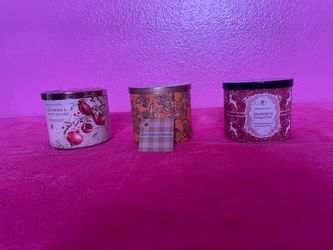 Three candles, Bath & body works