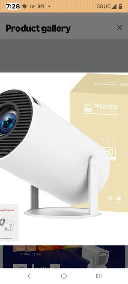 Mini smart projector with extra large screen display