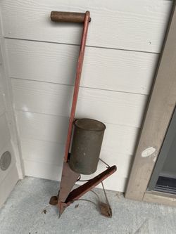 Antique seeder works