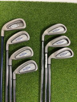 Callaway Steelhead X-14 Iron Set 3,5-9 + Big Bertha 2 Iron Left Hand Golf Clubs