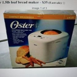 Breadmaker 1.5lb loaf by Oster