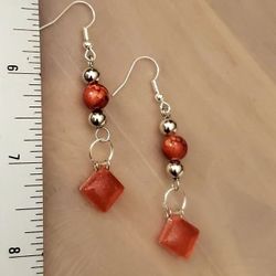 Silver Drop Dangle Earrings