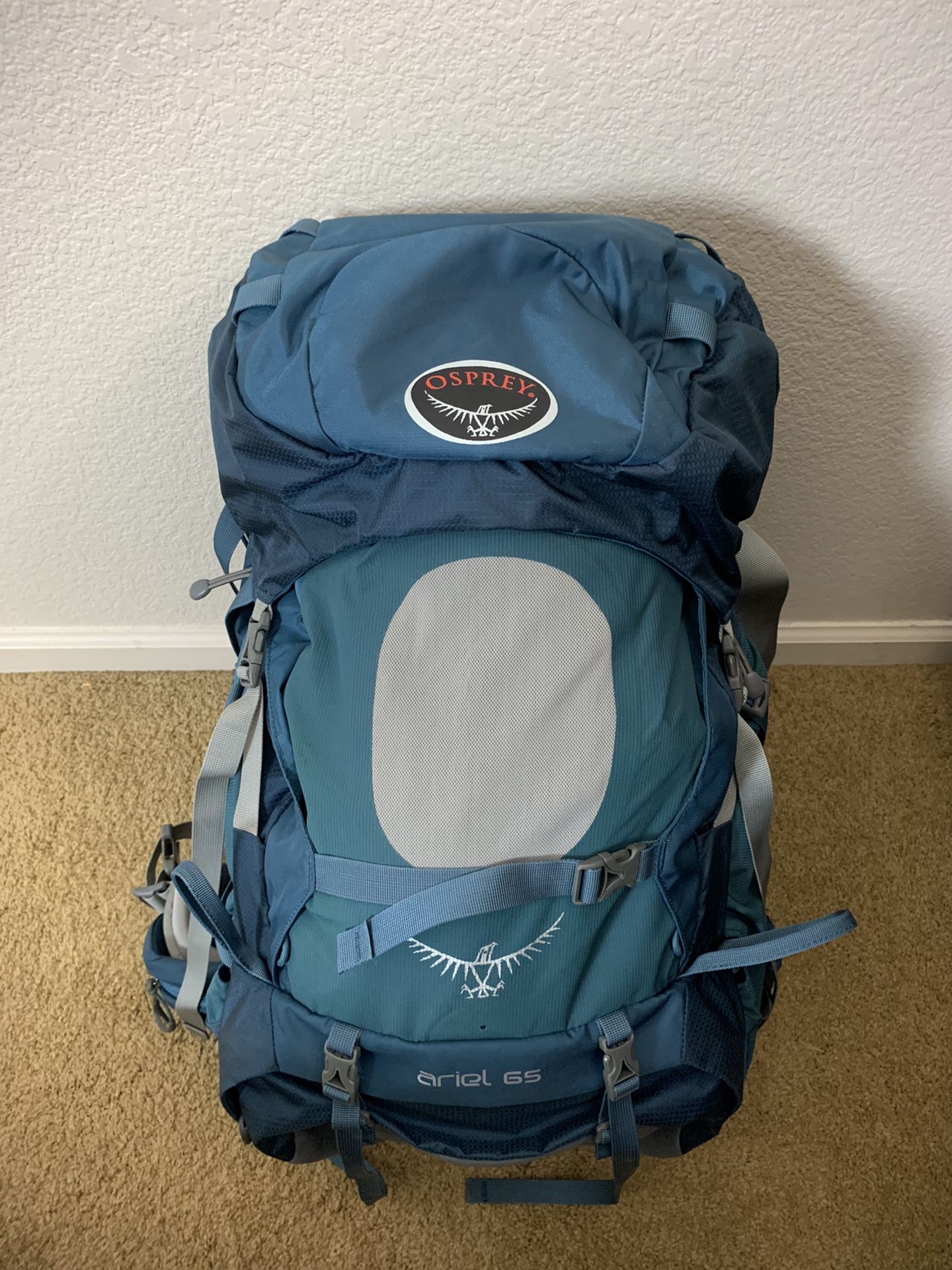 Osprey Ariel 65L Women’s Backpack + Airport Protector Duffle Bag