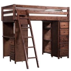 Prescott Bunk Bed With Desk And Storage