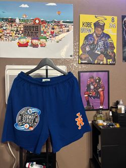 HMDD NY Mets/ NY Yankees Subway Series Mesh Shorts