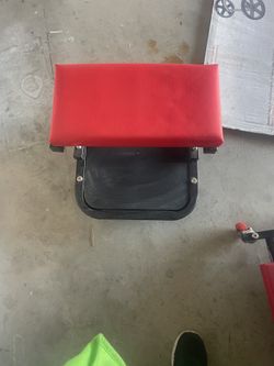 Two New Rolling Garden Seat