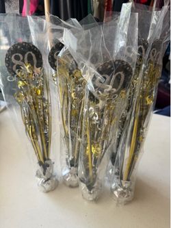 80th Celebration Centerpieces