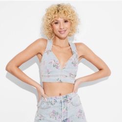 BRAND NEW Wild Fable Denim Top