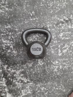 15 Lbs Kettlebell $10