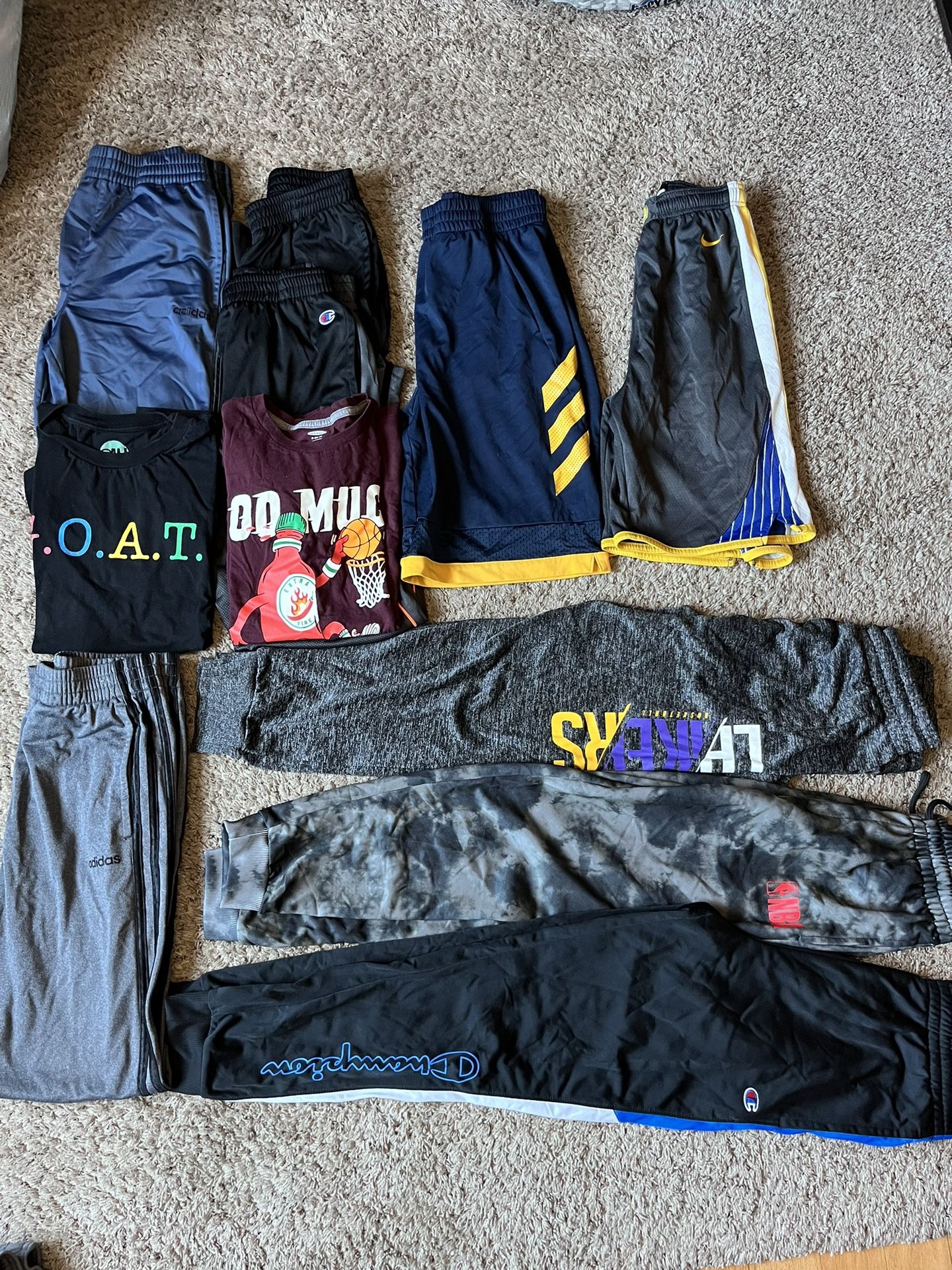 Boys Size Large Clothing Lot, Basketball Shorts Pants, NBA