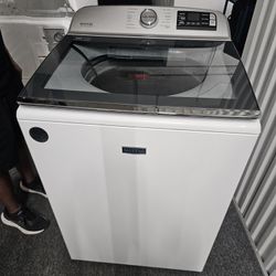 Maytag Smart Top Load Washer & Dryer with Extra Power