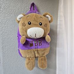 Kid's Bear Purple Backpack 