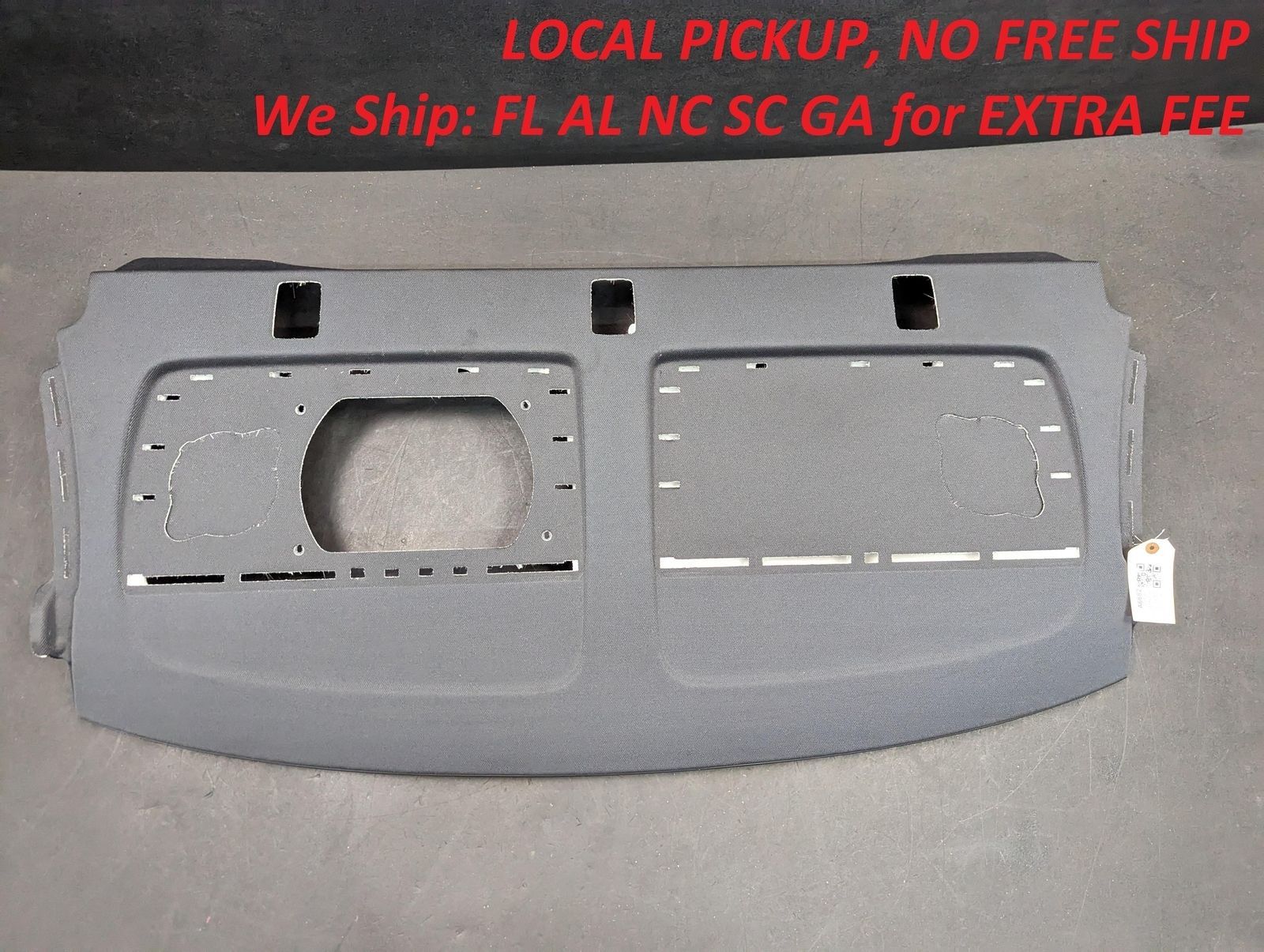 Rear Package Tray Trim Panel 2018 Audi A6 4G5863411 2016 2017 (A6682)